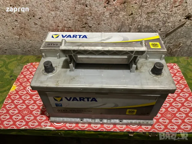 Почти нов акумулатор Varta GTV 3 70 амп/ч 640 А с гаранция , снимка 1 - Части - 48059927