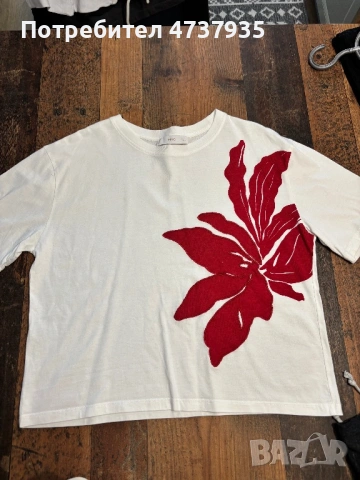 Бяла тениска,mango