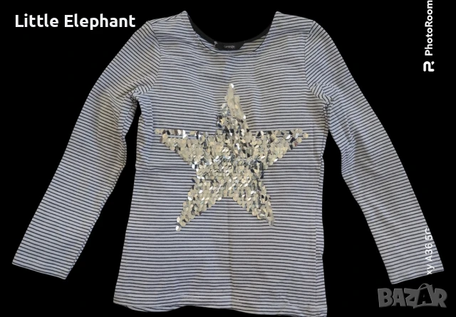 Блуза с дълъг ръкав за 6-7 г star,колекция"Stars,Англия/нова