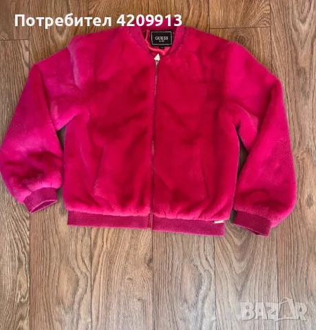 Розово палто Guess, снимка 1 - Детски якета и елеци - 46994799