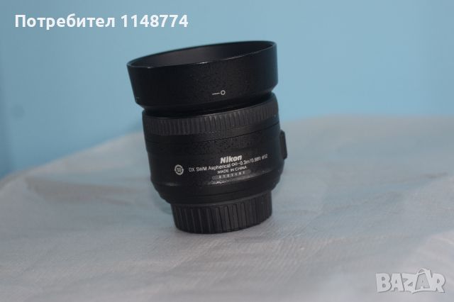 Nikkor AF-S 35mm f1.8G, снимка 2 - Обективи и филтри - 45614235