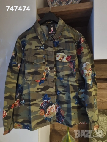 Камуфлажна риза, тип дънкова ХЛ, снимка 2 - Ризи - 54051843