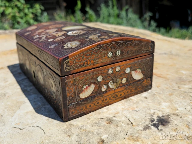 Много Рядка Кутия 17 век. Царска изработка Седев и месингова тел, снимка 10 - Антикварни и старинни предмети - 51357322