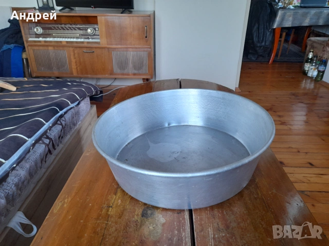 Стара алуминиева тава,тепсия #4, снимка 2 - Други ценни предмети - 53988530