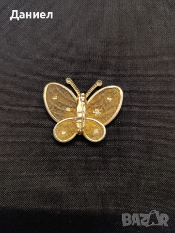Значка пеперуда, снимка 3 - Колекции - 52346455