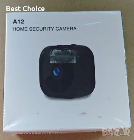 мини камера за домашна сигурност A12, снимка 2 - Камери - 52569451