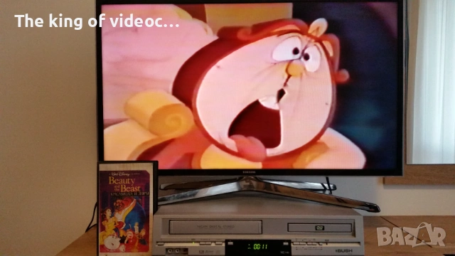 Видеокасета " Красавицата и звярът " VHS, снимка 3 - Анимации - 53562938