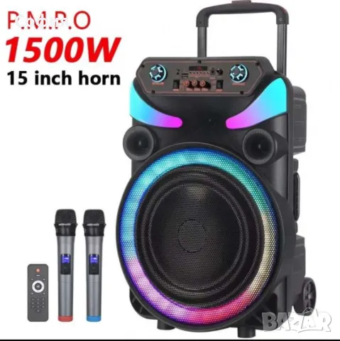 Караоке тонколона 15" Woofer NDR-A65, снимка 11 - Караоке - 47296702