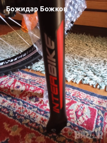 Планински велосипед със скорости Interbike - Parallax Black Matt, 26'' черен, снимка 14 - Велосипеди - 51617436