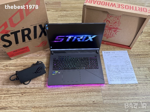 240Hz ROG Strix 18`i9-14900HX/RTX 4070/32GB DDR5/1TB SSD/Гаранция/ROG Nebula