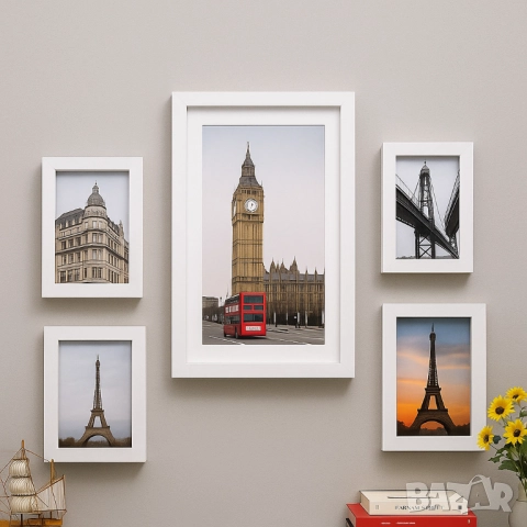 Комплект рамки за снимки в различни размери, снимка 5 - Други стоки за дома - 51947888