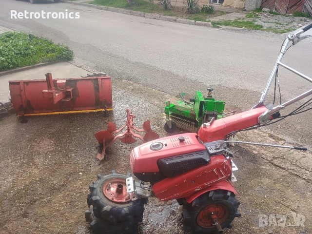 Honda F800 мотокултиватор мотоблок с прикачен инвентар, снимка 12 - Градинска техника - 54161318