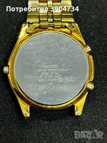 Seiko Chronograph Alarm, снимка 4 - Антикварни и старинни предмети - 53437028