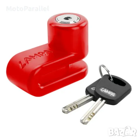 Мото заключвалка диск Pinch Ø 5,5 mm red , снимка 1 - Аксесоари и консумативи - 47217398