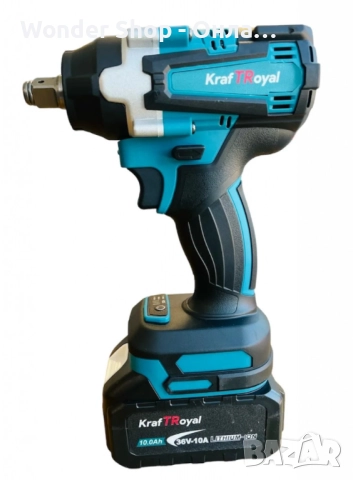 🔩⚡ Комбиниран безчетков акумулаторен ударен гайковерт-винтоверт 36V / 10Ah / 850 Nm – мощност , снимка 2 - Винтоверти - 51562156