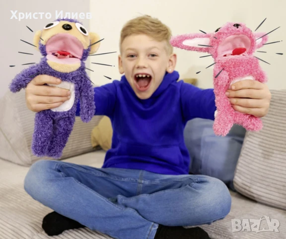 Интерактивна плюшена играчка ScreamerZ Крещяща маймунка Simba, снимка 4 - Плюшени играчки - 51030869