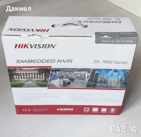 16 портов PoE 4K NVR Hikvision DS-7616NI-I2/16P