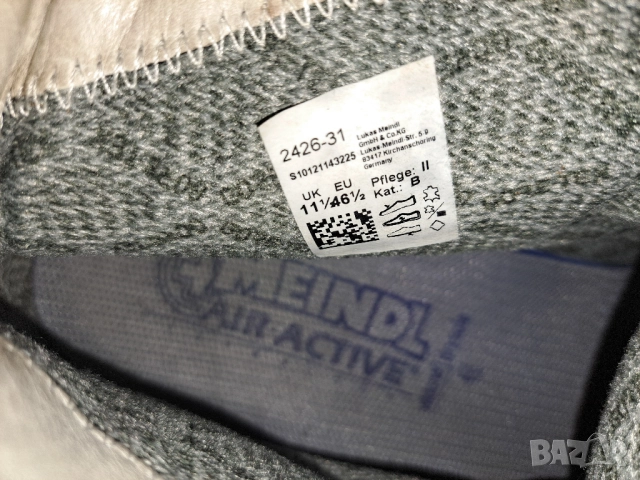 Meindl Bellavista MFS Gore-Tex № 46,5 Туристически (ловни) боти , снимка 18 - Мъжки боти - 52125984