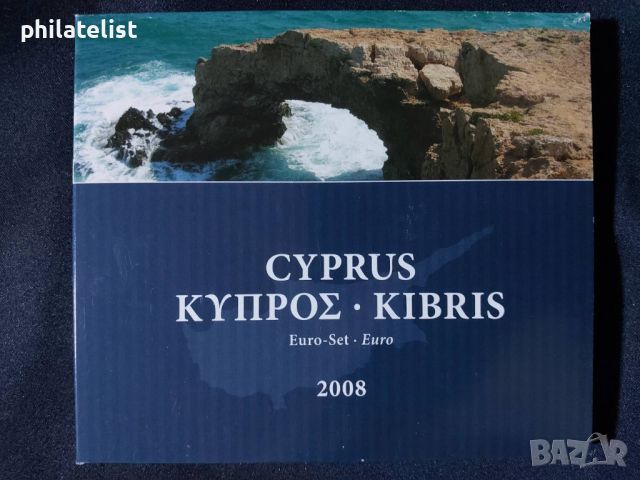 Кипър 2008 - Евро Сет - комплектна серия от 1 цент до 2 евро + възпоменателен медал, снимка 1 - Нумизматика и бонистика - 46698021