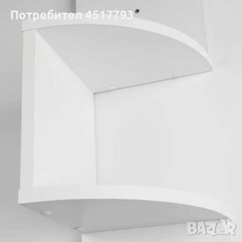 Ъглова етажерка за съхранение с 5 рафта, снимка 2 - Етажерки - 53148261