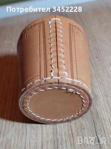 чашка кожена за зарове нова за ценители , снимка 2 - Настолни игри - 52309976