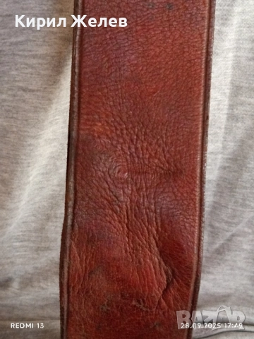 Винтидж кожен колан Арт дизайн много красив 26582, снимка 3 - Колани - 51868865