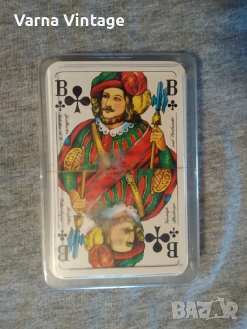 Колекционерски карти за Скат НОВИ ЗАПЕЧАТАНИ в оригиналната пластмасова кутия . Германия. (2)., снимка 3 - Карти за игра - 54138284