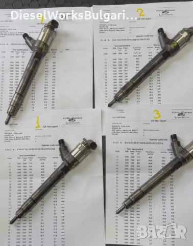 4 дизелови дюзи за Denso Opel Astra-J, Meriva-B с код 55578075 - D120 за мотор B16DTC, снимка 2 - Части - 53769353