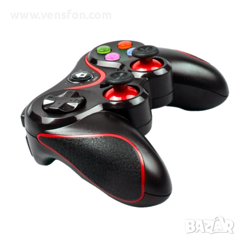 	XO Безжичен контролер Switch/Android/PC/PS4, /черен+червен/ – GP5, снимка 2 - Аксесоари - 52834393