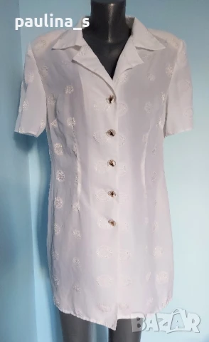 Туника за повод с бюстие(комплект) и Бяла туника тип сако същия модел , снимка 11 - Туники - 26413419