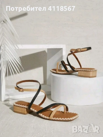 Нови Дамски сандали 37 номер, снимка 2 - Сандали - 50491451