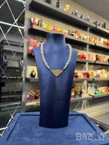 колие celine prada с перли и висококачествена стомана , снимка 2 - Колиета, медальони, синджири - 51348792