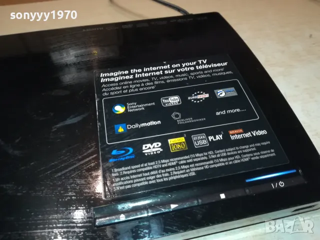sony BDP-S185 blu-ray player-внос swiss 2605251114, снимка 3 - Плейъри, домашно кино, прожектори - 50428771