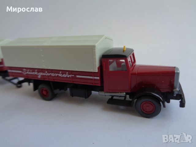 WIKING H0 1/87 HANOMAG КАМИОН МОДЕЛ ИГРАЧКА КОЛИЧКА, снимка 4 - Колекции - 46412498