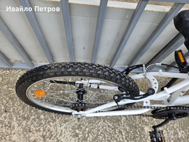 Велосипед 20 цола B'TWIN-шест месеца гаранция, снимка 6 - Велосипеди - 52490559