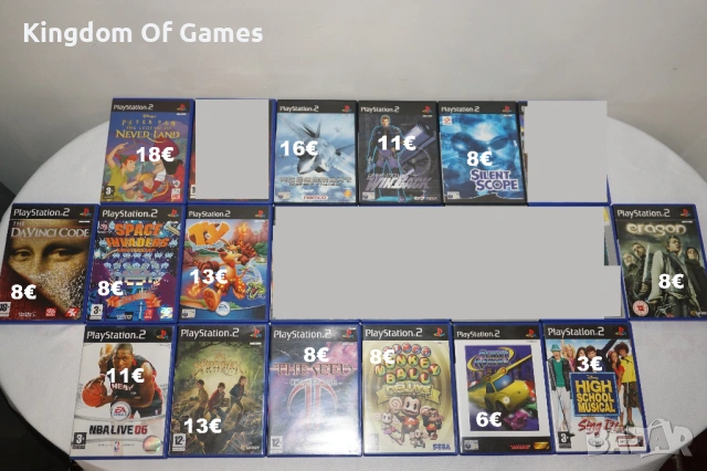 Игри за PS2 Peter Pan Neverland/Ace Combat/Space Invaders/Operation Winback/NBA/Eragon/The Seed