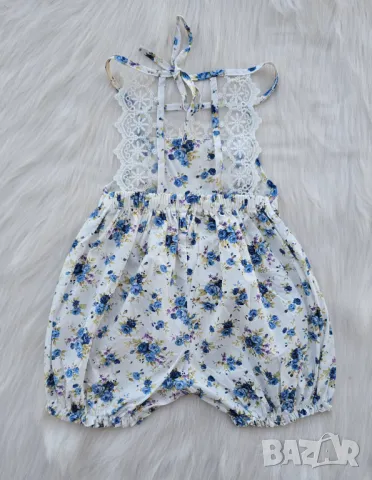 Детски летен гащеризон 12 месеца НОВ, снимка 12 - Бебешки гащеризони - 49998109