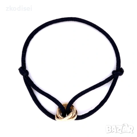 Златна регулируема гривна Cartier 1,96гр. 14кр. проба:585 модел:36396-3, снимка 2 - Гривни - 53098950