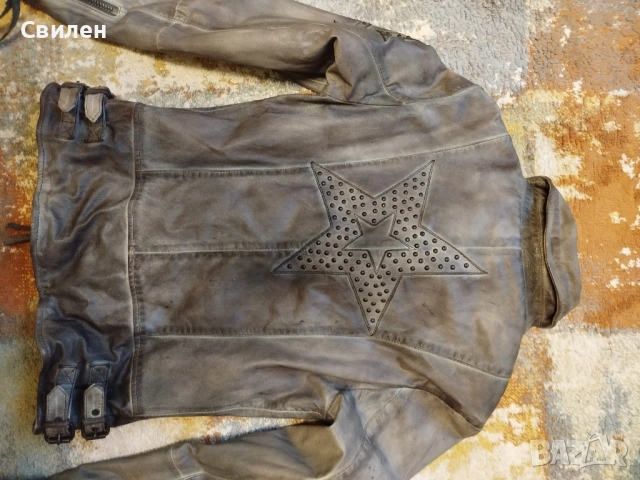 Дамско байкър кожено яке Freaky Nation XS , снимка 4 - Якета - 52352383