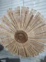 Декоративно слънце,  сърцевина стругован орех, лъчи естествен фурнир., снимка 1