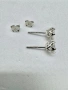 Сребърни обеци с мойсанит (Диамант) 1 карат, снимка 8