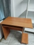 Компактно Компютърно Бюро с Издърпващ се Плот, снимка 3
