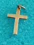Сребърна висулка кръст нежен елегантен дизайн 52461, снимка 3