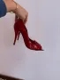 Червени дамски обувки, снимка 1