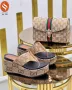 дамски чехли на платформа gucci , снимка 5