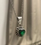 Heart silver pendant, снимка 2
