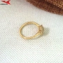Пръстен с 14К златно покритие 224855, снимка 3