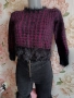 къс дамски пуловер +дънки bershka, снимка 1
