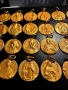 Колекция позлатени католически медальони, снимка 6