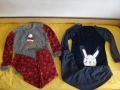 Нови 2 броя дамски поларени пижами, размер S, снимка 1